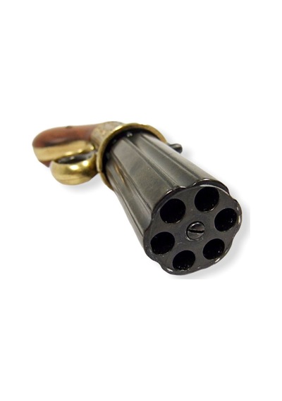 Denix 6 Barrels Pepper-Box Revolver. England 1840