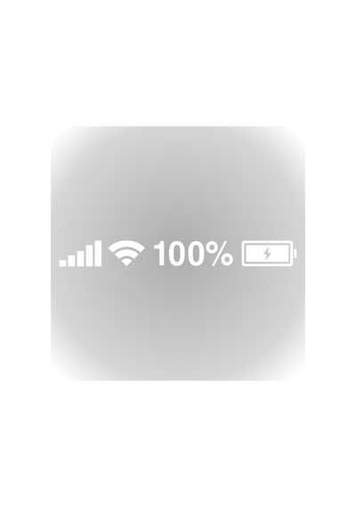 Batarya Pil Wifi Icon Oto Sticker Araba Cam Sticker (521428394)
