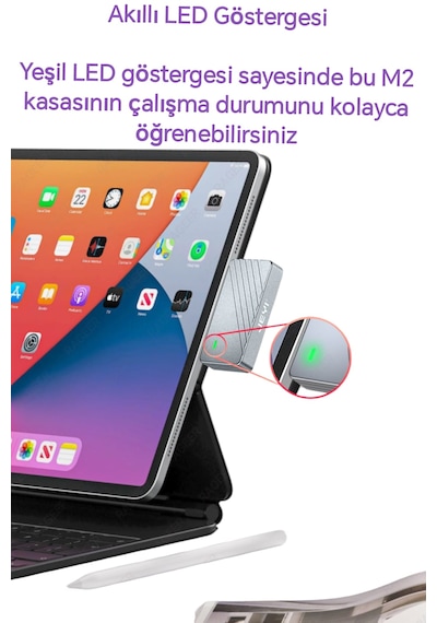 Jeyı 2230 M.2 Nvme Ssd Kutusu Type-c Girişli Tüm Cihazlara Uyumludur Yüksek Performans 10gbps Süper Hızlı Yeni Nesil Son Teknoloji Ce Lisanslı Jeyı 2230 M.2 Nvme Ssd Kutusu Type-c Girişli Tüm Cihazlara Uyumludur Yüksek Performans 10gbps Süper Hızlı Yeni Nesil Son Teknoloji Ce Lisanslı