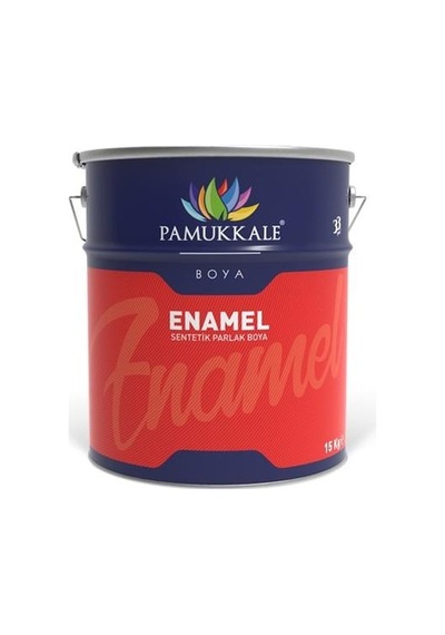 Pamukkale Enamel Sentetik Parlak Boya 15 Kg Siyah