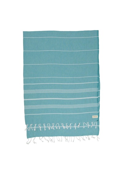 Lexroo %100 Pamuk - Anatolia Xl Battaniye Türk Havlusu - 150 X 202 Cm, Aqua Çok Renkli