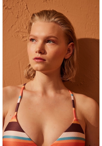 Penti Brisa Bralet Çizgili Bikini Üstü