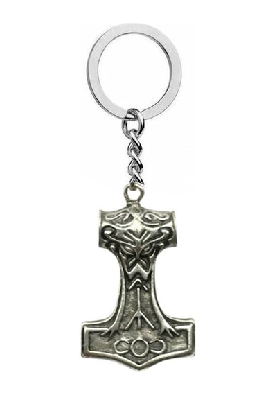 İskandinav Thor Figürlü Unisex Anahtarlık Güç Ve Mitolojik Temalı Viking Aksesuar