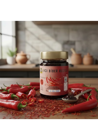 400 Gr %65 Meyveli Doğal Acı Biber Reçeli