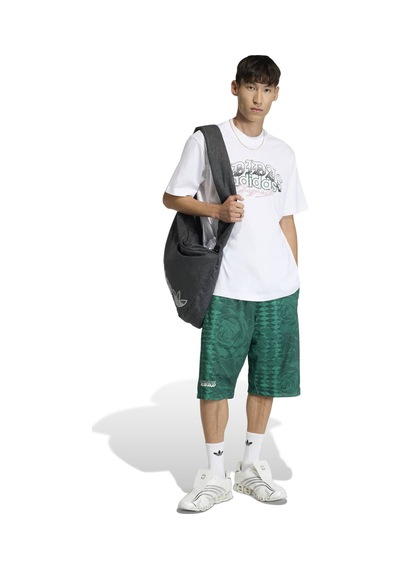 Whıte Adidas Erkek Günlük T-shirt Gfx T Ke0136 Beyaz