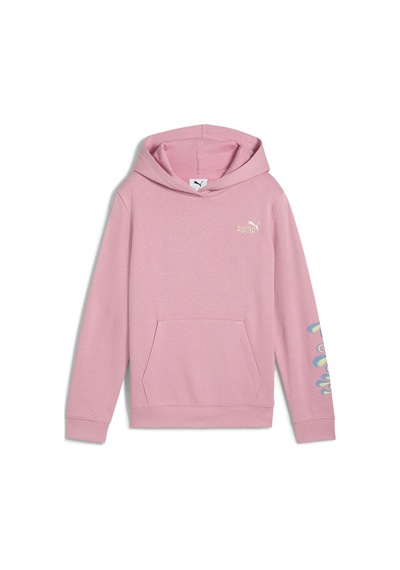 Puma Tweenerverse Çocuk Pembe Kapüşonlu Sweatshirt Pembe