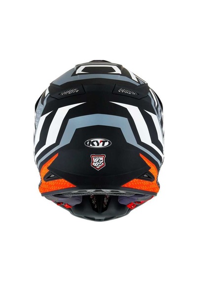 Kyt Skyhawk Kask Hyperflow Matt Grey / Orange Çok Renkli