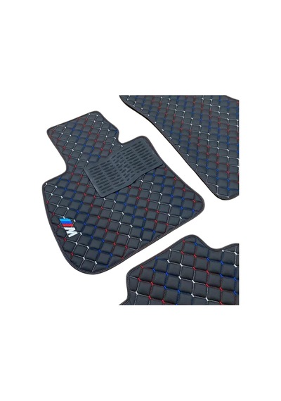 Oto Halı Paspas Bmw 7 Serisi F01 2008-2015 Uyumlu M Performance M Teknik Sport Kaymaz & Şık Tasarım - Tasarım 6