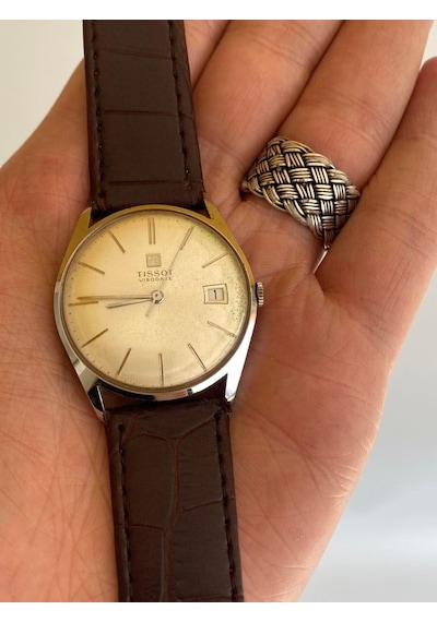 Tissot Visodate 35 mm Deri Kordon Erkek Kol Saati 2. El