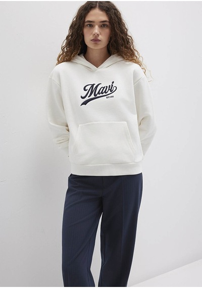 Mavi Ekru Kadın Sweatshirt M1s10420-80194 Ekru