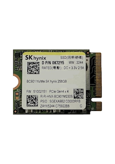 Sk Hynix BC901 256 GB M.2 2230 Nvme SSD