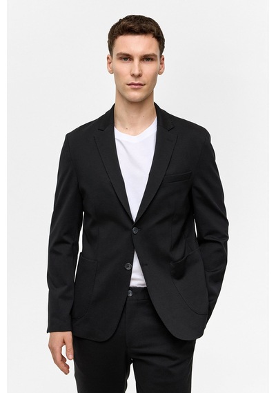 Back And Bond Siyah Slim Fit Mono Yaka Ceket Çok Renkli