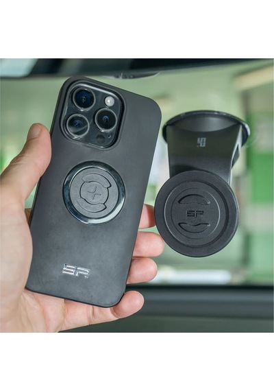 Sp Connect C+ Kablosuz Şarjlı Araç İçi Vantuzlu Manyetik Bağlantı Siyah