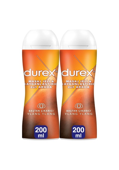 Ylang Ylang 2'si 1 Arada Kayganlaştırıcı & Masaj Jeli 2 X 200 Ml