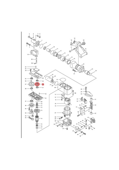 Makita HM1500B Dişli Ürün Kodu 221781-5