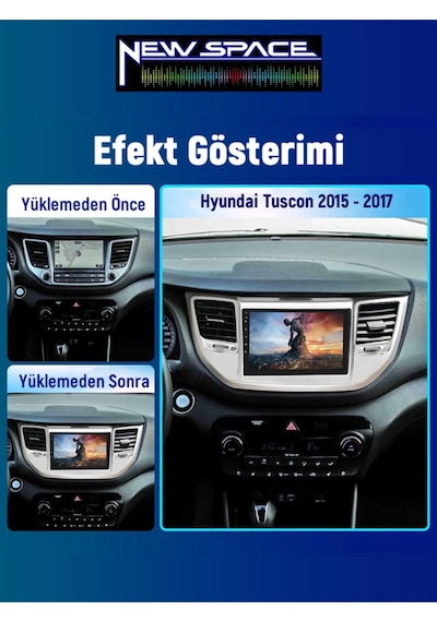 Hyundai Tucson 2gb Ram 32gb Rom Android Carplay Navigasyon Multimedya