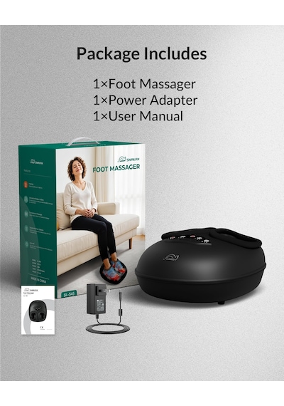 Snailax Shiatsu Ayak Masajı Plantar Fasiit İçin Derin Yoğurma Sıkıştırma Titreşim Hediye Erkekler Kadınlar İçin Uyar Boyutu 14" Snailax Shiatsu Ayak Masajı Plantar Fasiit İçin Derin Yoğurma Sıkıştırma Titreşim Hediye Erkekler Kadınlar İçin Uyar Boyutu 14"