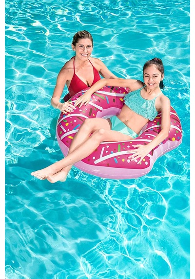 Bestway Donut Simit Pembe 1.07 CM Çok Renkli