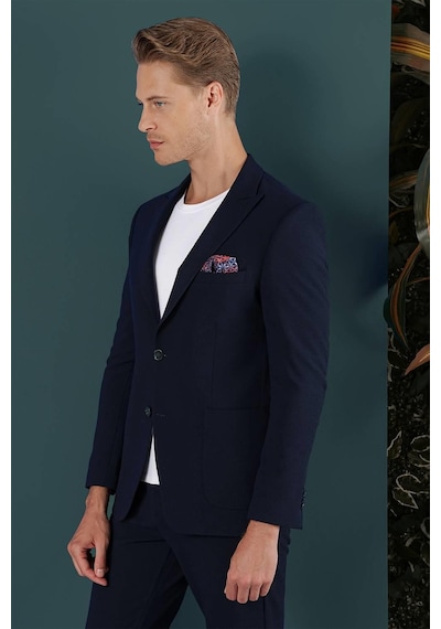 Efor C 659 Slim Fit Lacivert Spor Ceket Lacivert