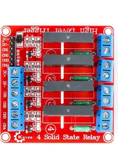 4 Kanal 5V Düşük Seviye Solid State Röle Modülü