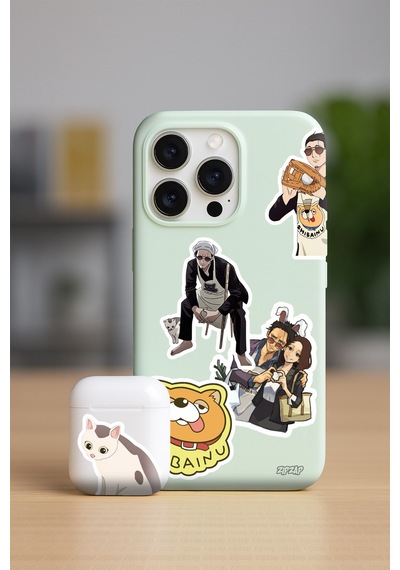The Way Of The Househusband Gokushufudou Anime Yapışkanlı Folyo Sticker Paketi 22 Adet Çok Renkli