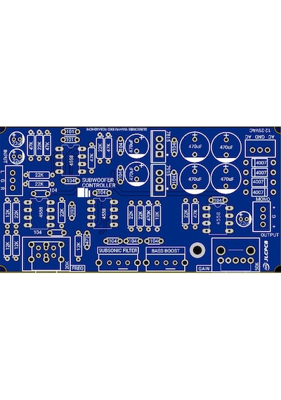 Subwoofer Filtre Devresi Denetleyici Özellikli