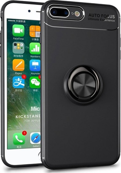 Microsonic Apple Uyumlu iPhone 8 Plus Kılıf Kickstand Ring Holder
