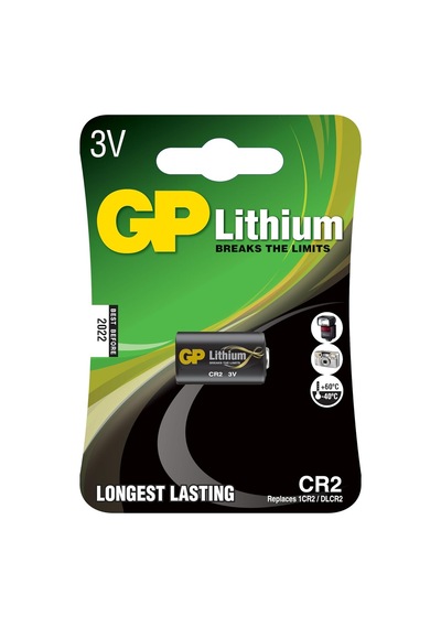 Batteries Gpcr2 Dlcr2/cr2, Boy Lityum Pil, 3 Volt, Tekli Kart