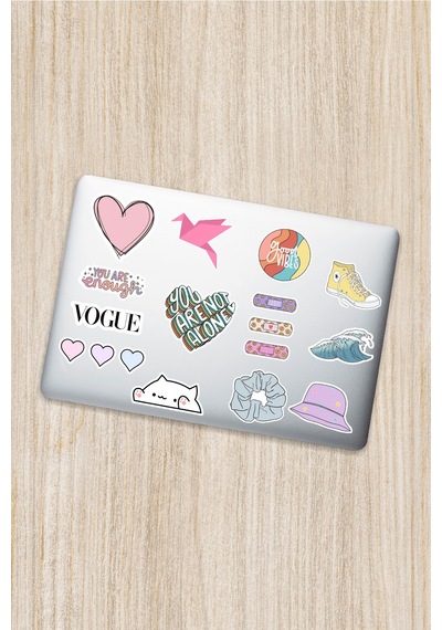 Love Dekoratif Laptop Notebook Tablet Telefon Sticker Set 03