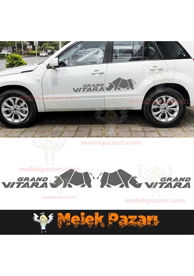 Grand Vitara Gergedan Araba Sticker.