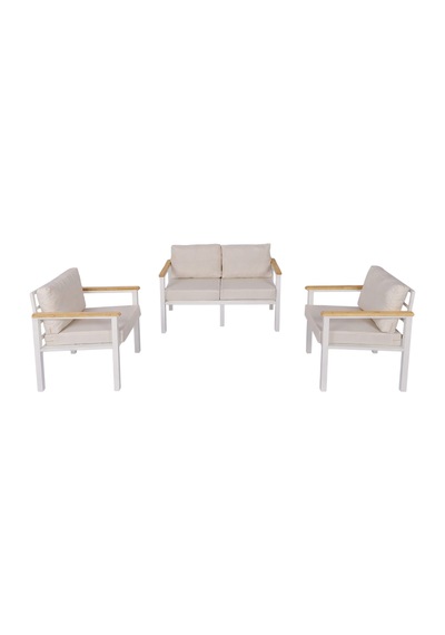 Neokas Balkon Mobilyası, 1 + 1 + 2 Bahçe Takımı, Kafe Koltuğu, Bekleme Alanı Koltuğu, Beyaz Neokas Balkon Mobilyası, 1 + 1 + 2 Bahçe Takımı, Kafe Koltuğu, Bekleme Alanı Koltuğu, Beyaz