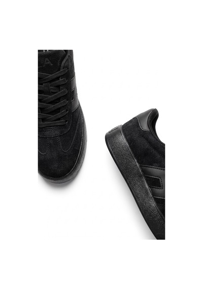 V.S.H Velvet Kadın Yüksek Tabanlı Siyah Sneaker Spor Ayakkabı Terra -2515
