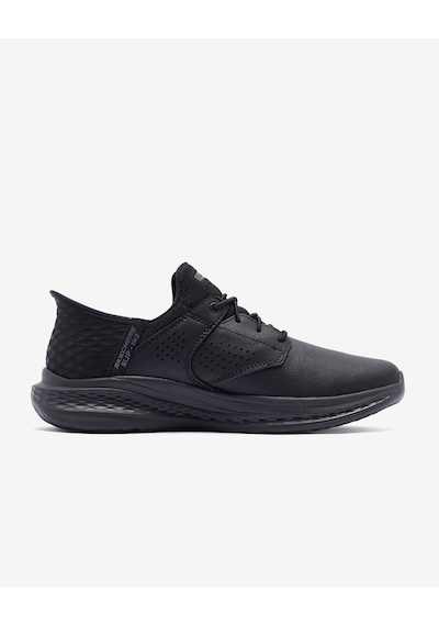 Skechers Slade - Macklin Erkek Siyah Günlük Ayakkabı 210890 Bbk Siyah
