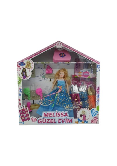 Bebek Yedek Elbiseli Ve Aksesuarlı - 1115-21 - Mavi