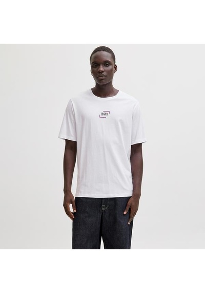 Jack & Jones Jack&jones Corp Graphic Erkek Beyaz Tişört Beyaz