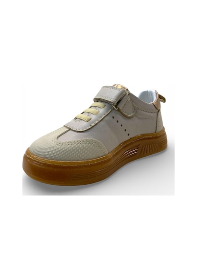 Tuğba Ortopedi 271 Çocuk Okul Öncesi Deri Sneaker Krem
