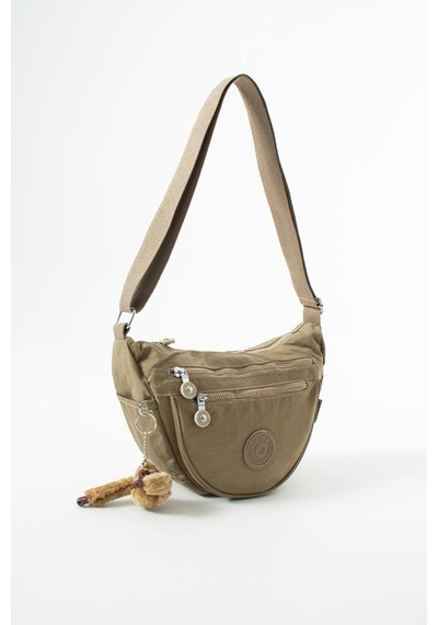 Baginn Klinkır Hafif Yağmur Geçirmez Kadın Postacı Çanta Çok Cepli 25 18 Cm Omuz Çantası 571 Collection Vizon