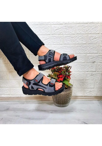 Fiyra Gnpl Gri Rahat Erkek Günlük Sandalet 001
