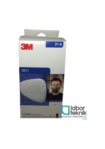 3m 5911 Partikül Filtresi Bayonet Bağlantılı, P1 R Filtreli