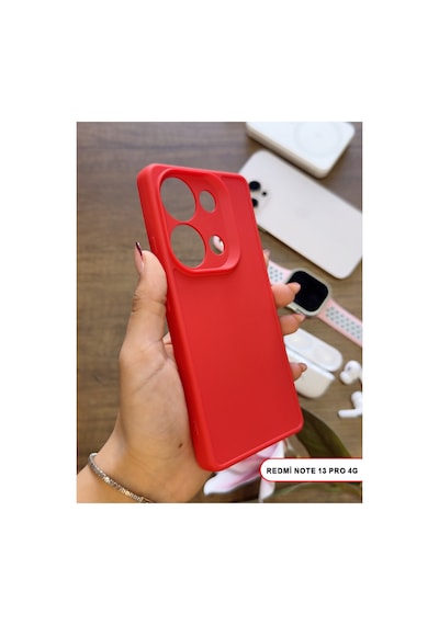 Redmi Note 13 Pro 4g Uyumlu Kamera Korumalı Darbeye Dayanıklı Renk Atmayan Keep Silikon Kılıf Mavi