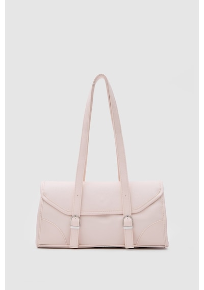 Shule Bags Lue Vintage Baget Çanta Pudra Pembe
