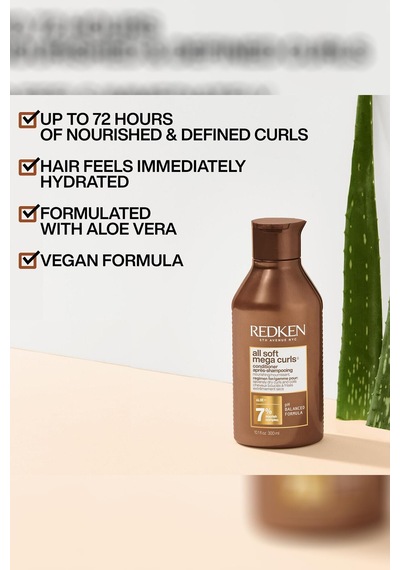 Redken All Soft Mega Curls Yoğun Nemlendirici Saç Kremi 300ml