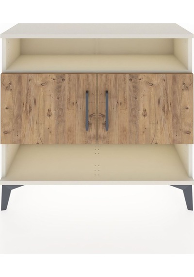 Arges Şifonyer 3 Raflı 2 Kapaklı 88x30x80 Aytaşı-çam Aytaşı