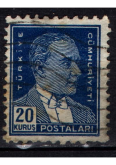 1950-1951 Beşinci Atatürk Serisi 20 Kuruş Tp0729 İsfila1624  Teşhir Ürün