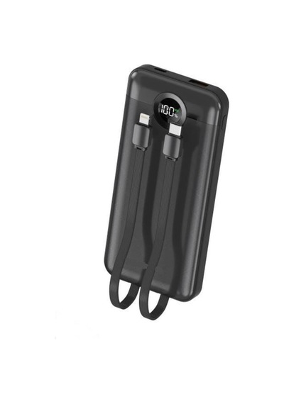 Tr Trm-1015 10000 Mah 2 Çıkışlı 22.5w Hızlı Şarj Dijital Göstergeli Powerbank Siyah
