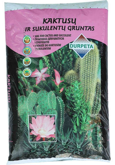 Soil For Cactus - Kaktüsler İçin Özel Torf Dikim Karışımı - 10 Litre 10 L