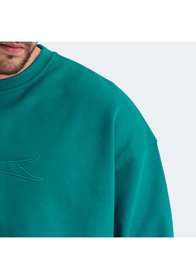 Slazenger VADIK Oversize Erkek  Petrol Sweatshirt