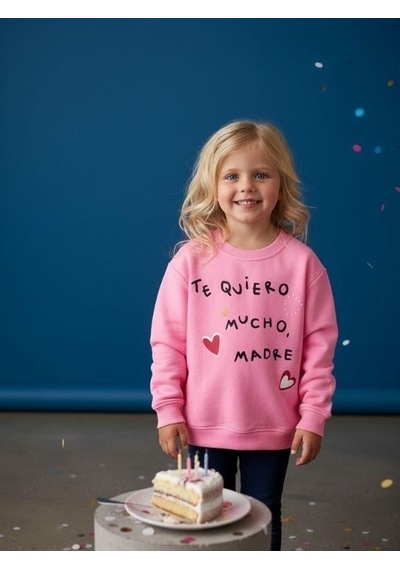 Kız Çocuk Yazılı Neon Renk İnce Sweatshirt-16593 Pembe Kız Çocuk Yazılı Neon Renk İnce Sweatshirt-16593 Pembe