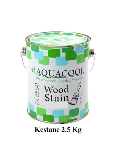 Aquacool Su Bazlı Dış Mekan Verniği Kestane 2.5 Kg