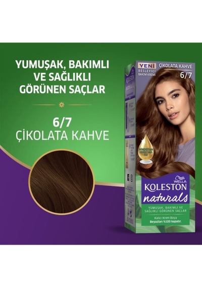 Koleston Naturals Saç Boyası 6/7 Çikolata Kahve (540961495)